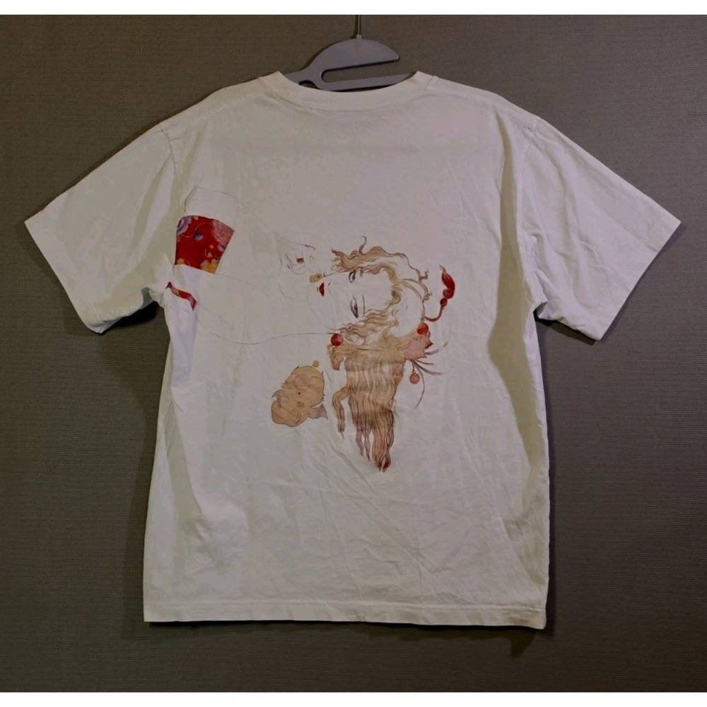 Uniqlo UT Final Fantasy Shirt M Yoshitaka Amano Square Enix Moogle Graphic FFVI